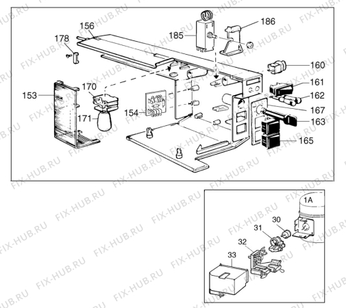 Взрыв-схема холодильника Unknown EU2108C - Схема узла C10 Cold, users manual
